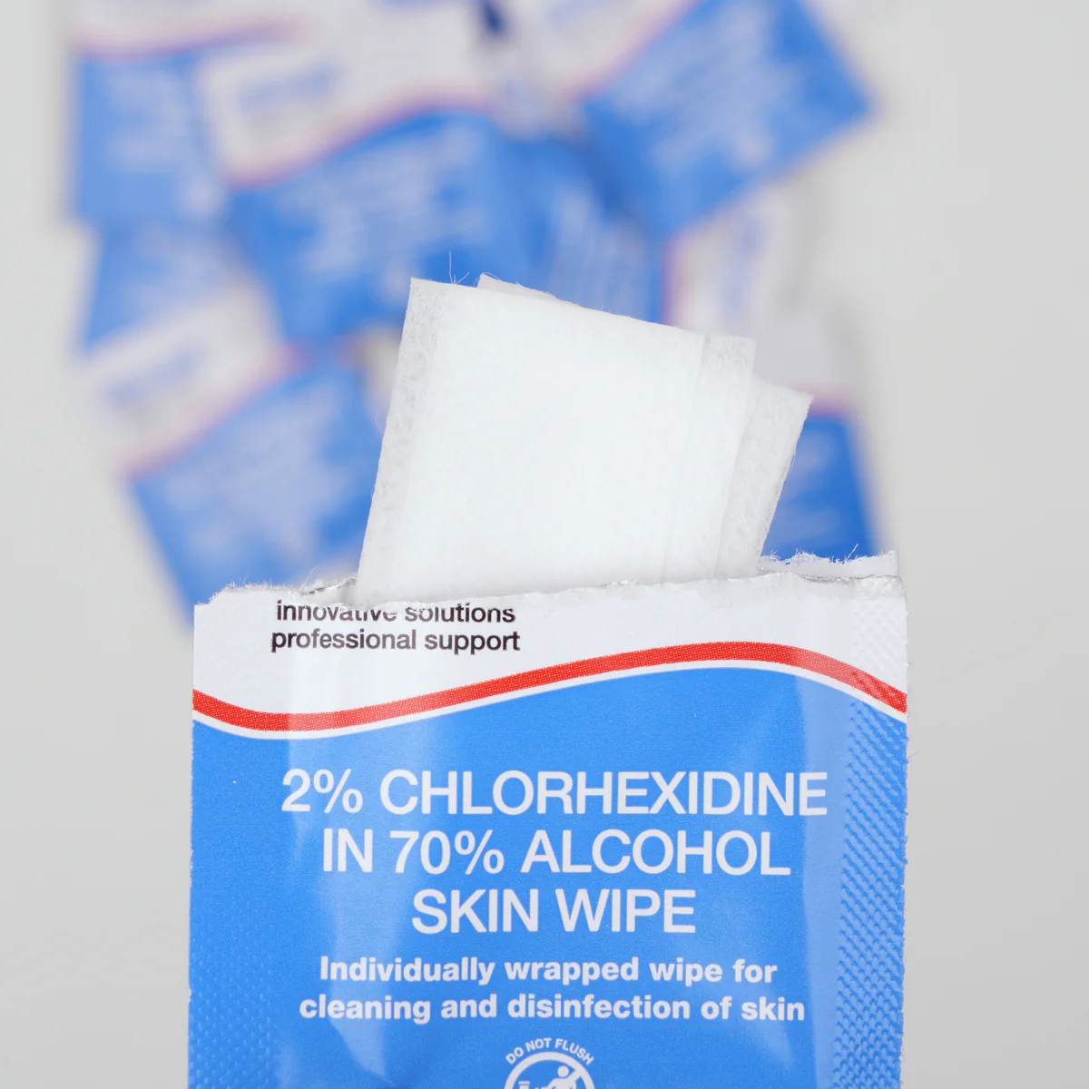 Clinell Alcohol 2% Chlorhexidine Skin Wipes - Антисептични кърпички - Image 2