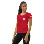 Paramedic RED Women’s athletic t-shirt – Тениска UPF50+ защита - Image 3