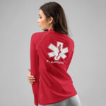 Paramedic RED Women’s Rash Guard – Фланела с дълъг ръкав UPF50 - Image 2