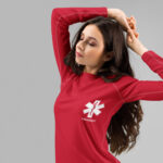 Paramedic RED Women’s Rash Guard – Фланела с дълъг ръкав UPF50 - Image 3