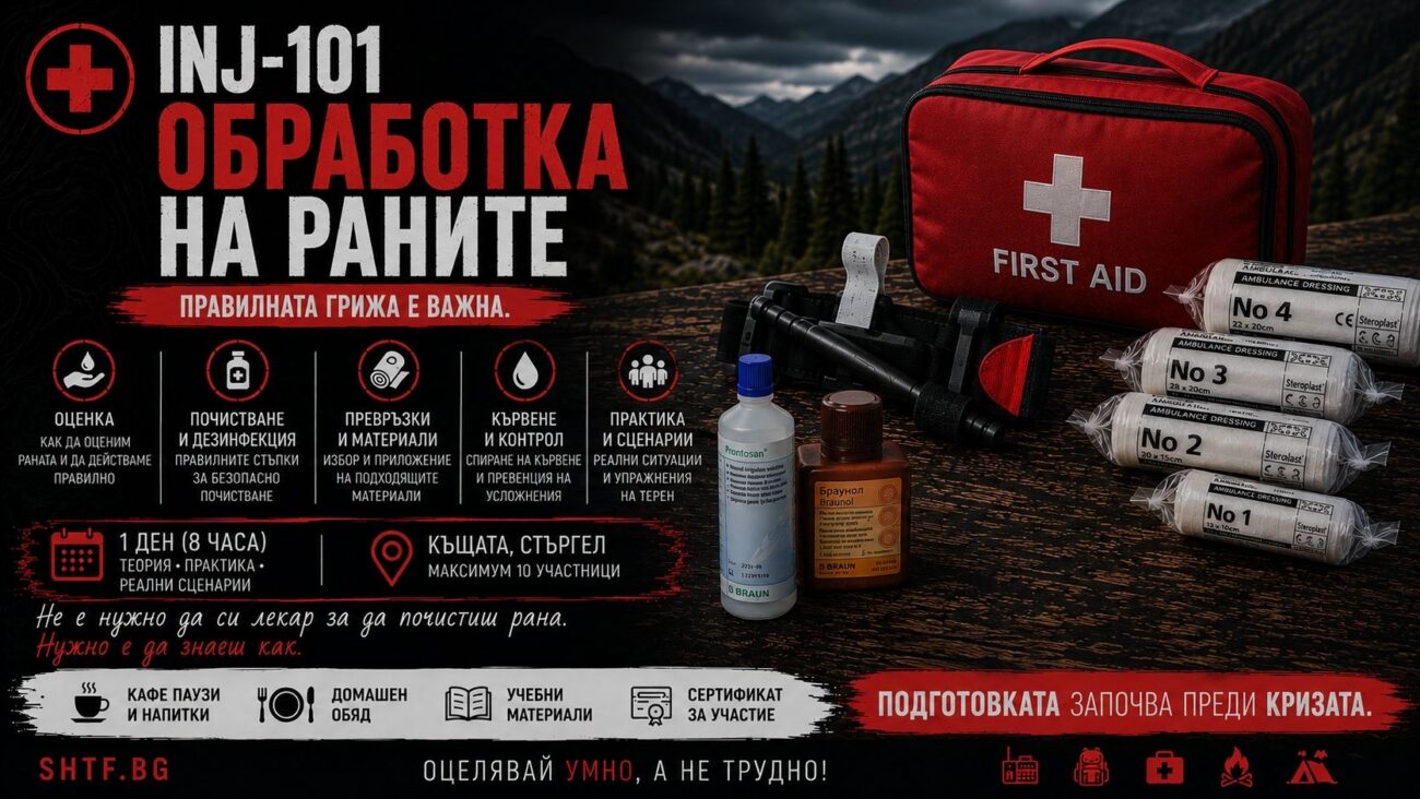 INJ-101 ОБРАБОТКА НА РАНИ